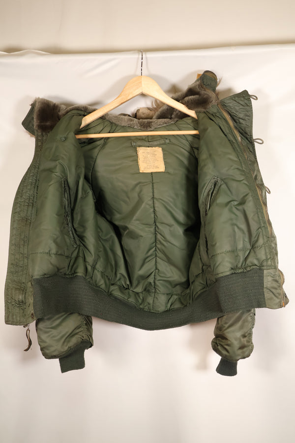 Late 1980s, MEDIUM, Civilian Use, Made by Alpha Industries, N2-B Flight Jacket, Used