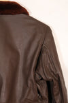 1950s-60s lot US Navy G-1 flight jacket without contract label, used.