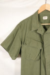 1968 Contract M-S 4th Model Jungle Fatigue Jacket with USAF Tape Short Sleeves Modified Used