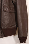 1969 Contract Size 44 US Navy G-1 Flight Jacket Large Size Used
