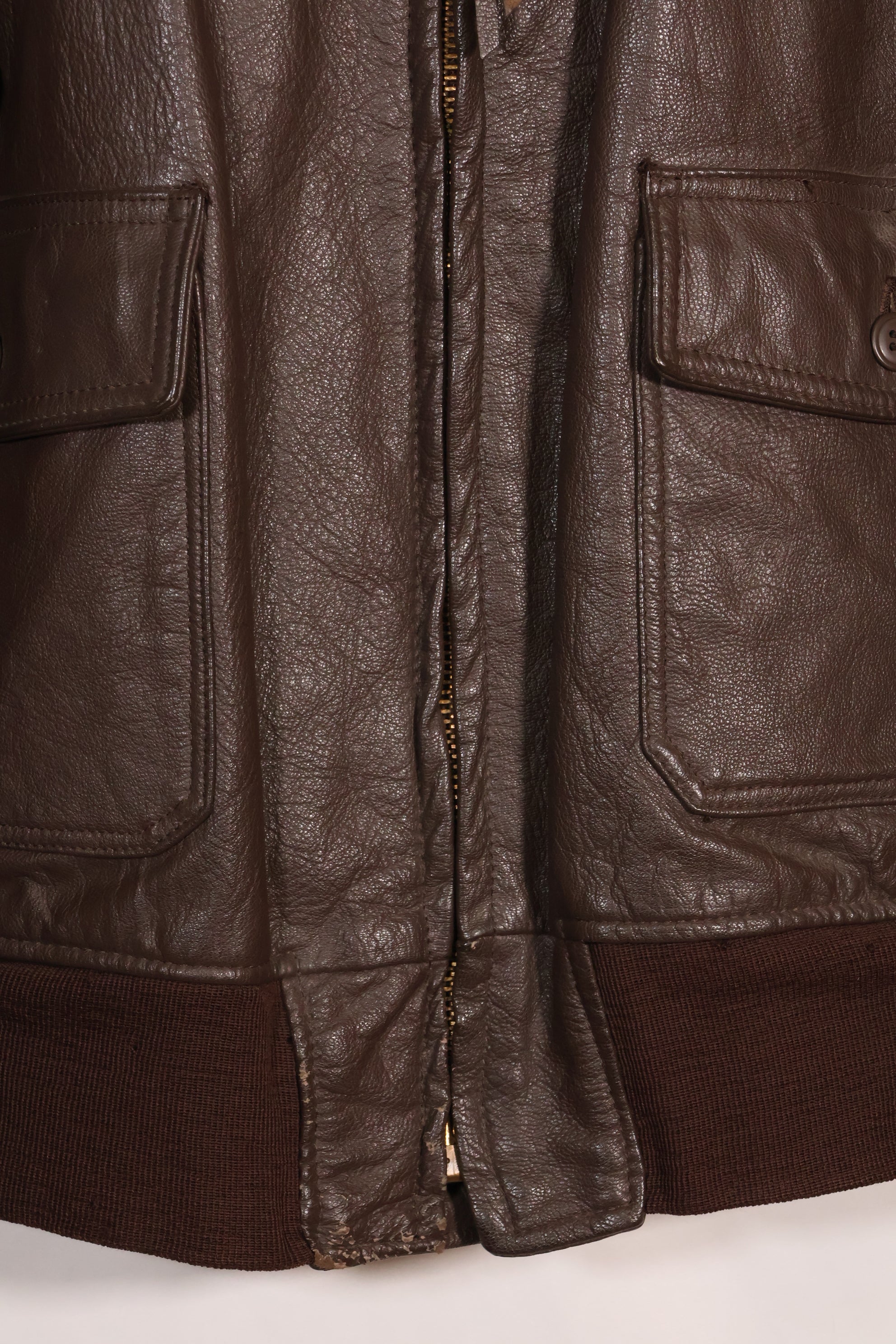 1969 Contract Size 44 US Navy G-1 Flight Jacket Large Size Used