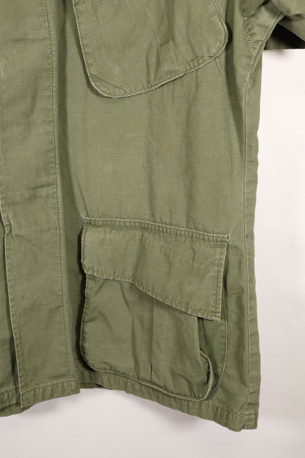 1968 Contract M-S 4th Model Jungle Fatigue Jacket with USAF Tape Short Sleeves Modified Used
