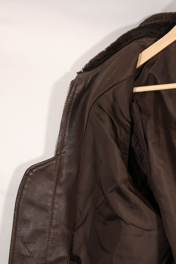 1969 Contract Size 44 US Navy G-1 Flight Jacket Large Size Used