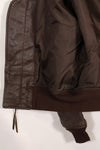 1969 Contract Size 44 US Navy G-1 Flight Jacket Large Size Used