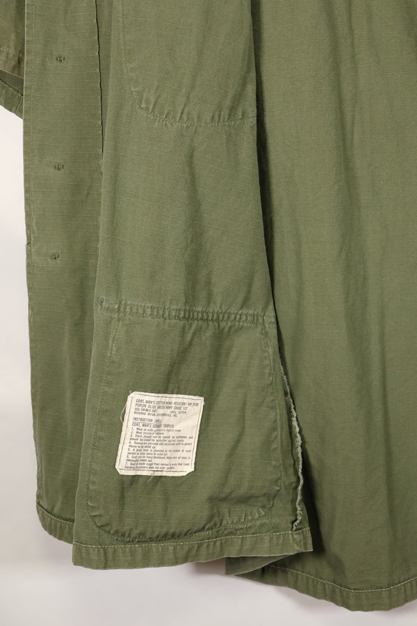 1968 Contract M-S 4th Model Jungle Fatigue Jacket with USAF Tape Short Sleeves Modified Used