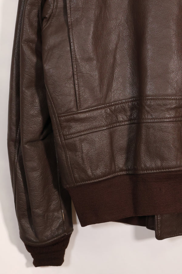 1969 Contract Size 44 US Navy G-1 Flight Jacket Large Size Used