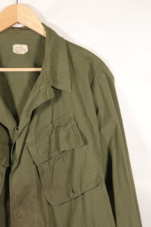 1969 Contract L-R 4th Model Jungle Fatigue Jacket Used