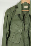 Real 2nd Model Jungle Fatigue Jacket SHORT-X-SMLL, used with fading.