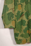 Old replica US Marine Corps Mitchell camouflage reversible hoodie, used.
