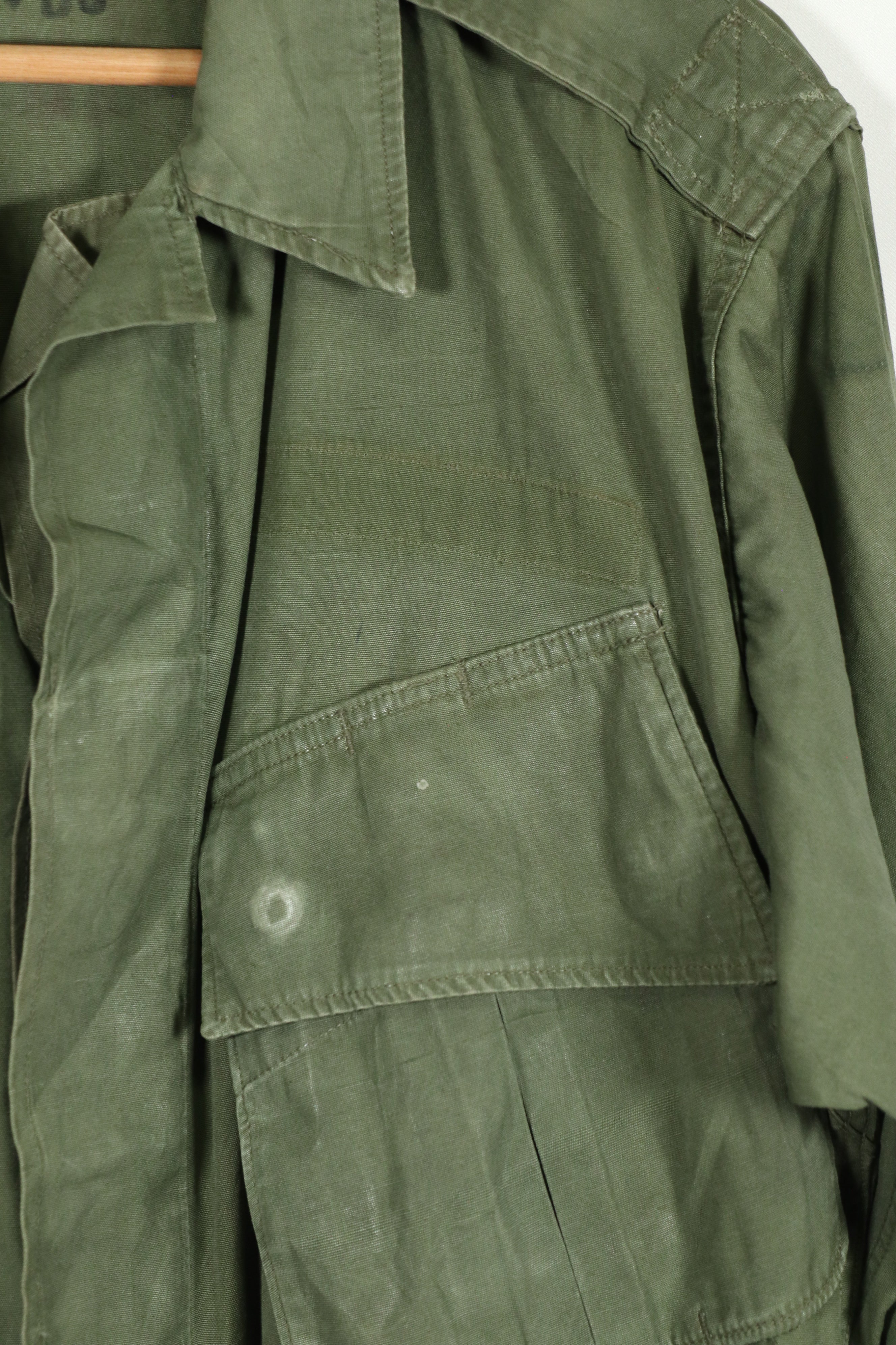 Real 2nd Model Jungle Fatigue Jacket SHORT-X-SMLL, used with fading.