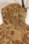Old replica US Marine Corps Mitchell camouflage reversible hoodie, used.