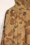 Old replica US Marine Corps Mitchell camouflage reversible hoodie, used.
