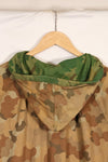 Old replica US Marine Corps Mitchell camouflage reversible hoodie, used.
