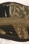 1960s Silver Tiger Pattern Tiger Stripe SOG Boonie Mike Force Used