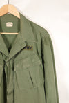 1968 Contract M-S 4th Model Jungle Fatigue Jacket, used, with US ARMY tape.