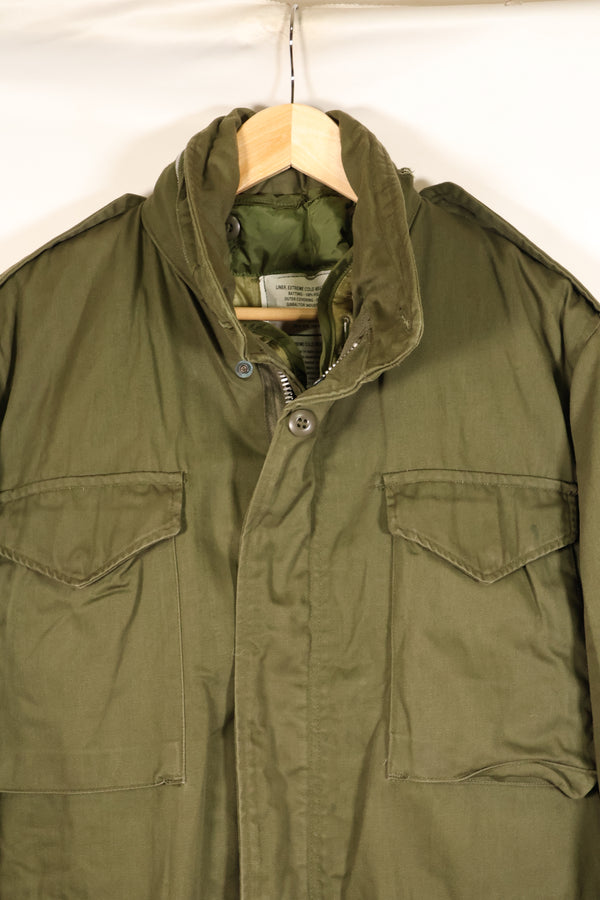 1967 Contract, M-R, U.S. Military, 2nd Model M65 Field Jacket, Aluminum Zipper, With Liner, Used