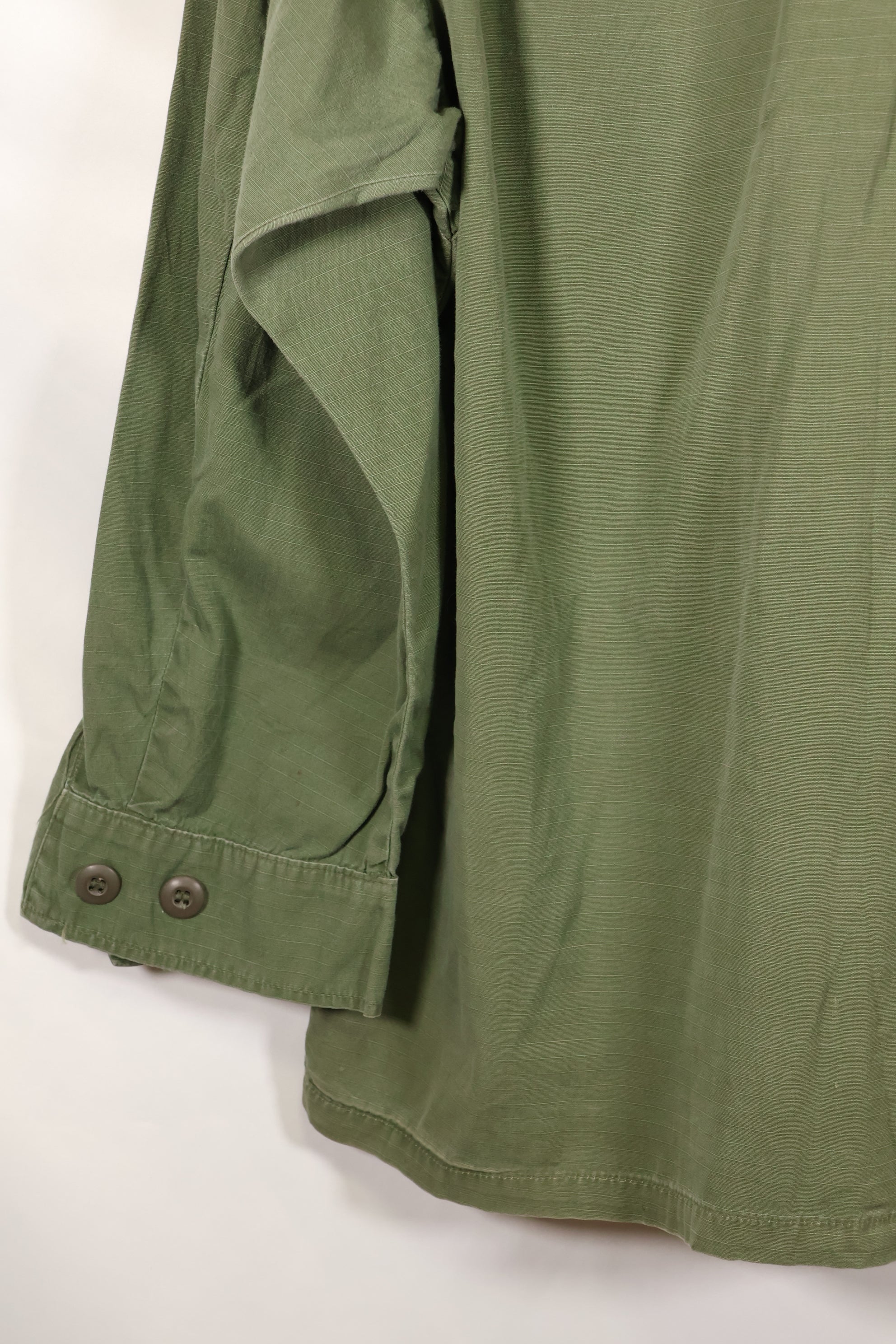 1968 Contract M-S 4th Model Jungle Fatigue Jacket, used, with US ARMY tape.