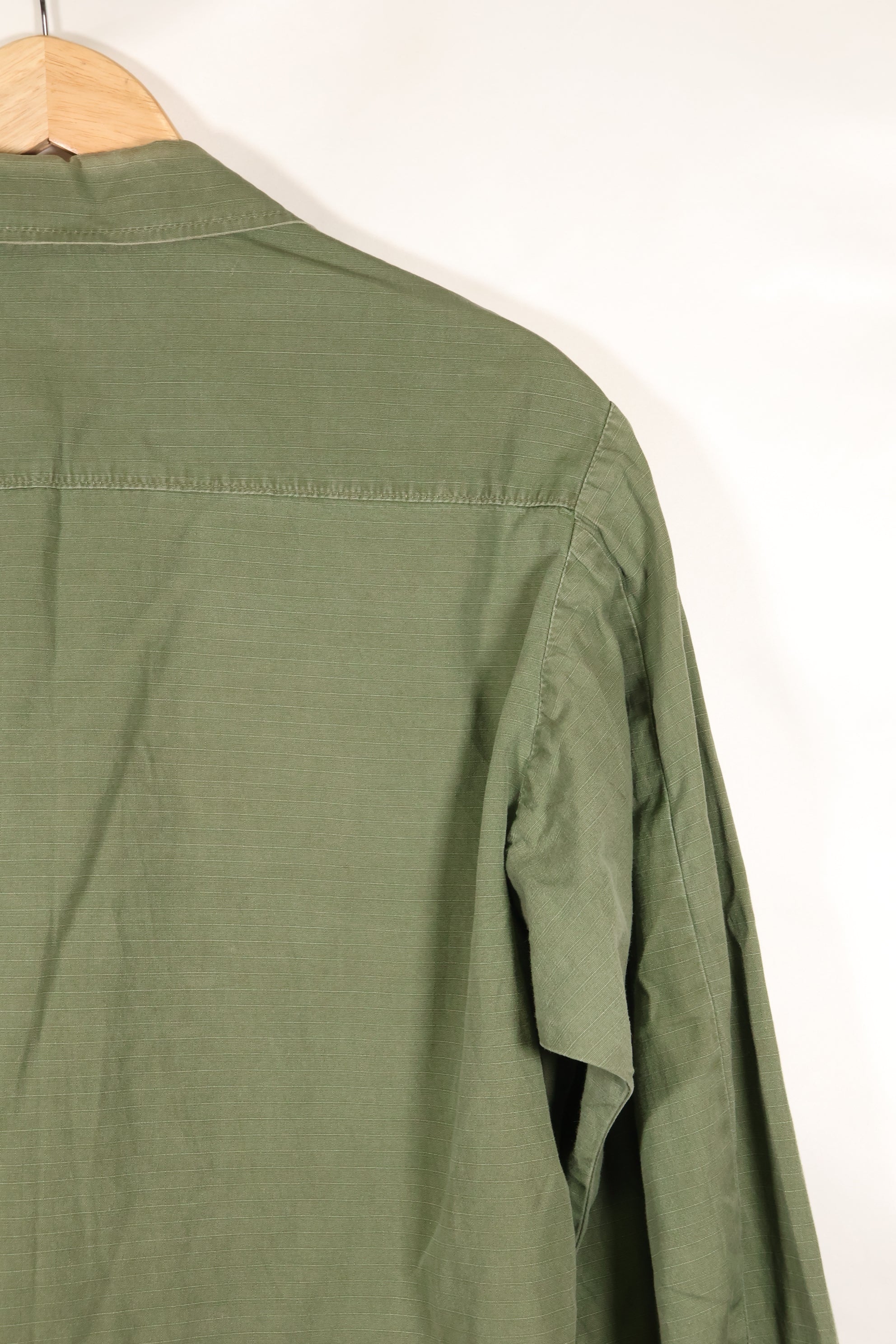 1968 Contract M-S 4th Model Jungle Fatigue Jacket, used, with US ARMY tape.