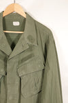 1968 Contract X-L-R 4th Model Jungle Fatigue Jacket, faded, used.