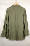 1968 Contract X-L-R 4th Model Jungle Fatigue Jacket, faded, used.