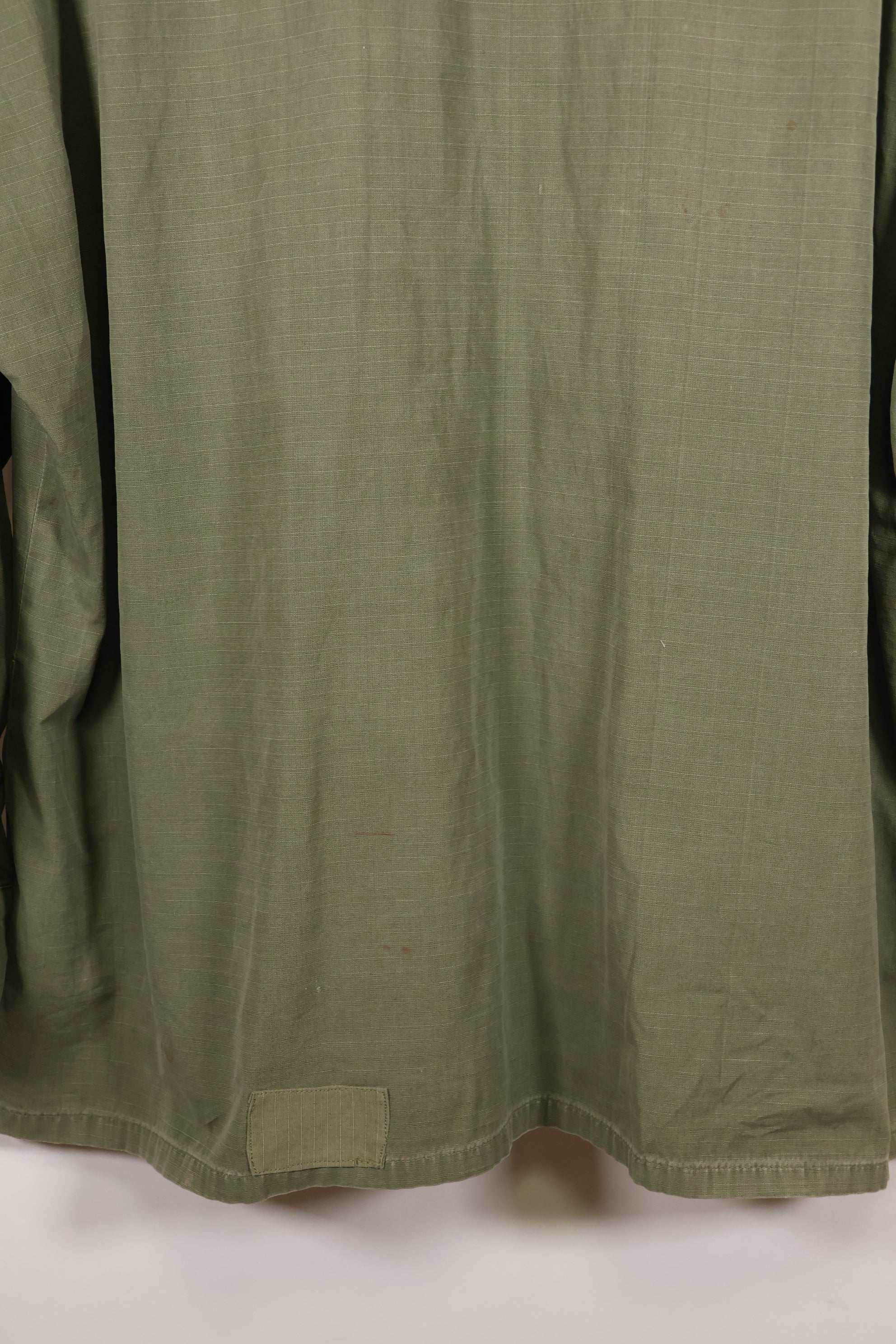 1968 Contract X-L-R 4th Model Jungle Fatigue Jacket, faded, used.