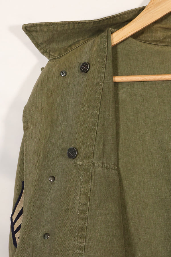1940's US Army M43 HBT Utility Jacket, used, good condition.