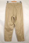 1960s 30X31 U.S. Army khaki pants, chinos, used A