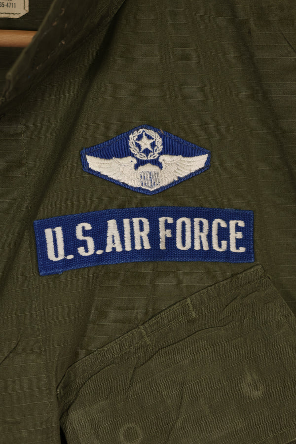 Actual 1968 4th Model Jungle Fatigue Jacket with Major General Rank insignia Walter T. Galligan