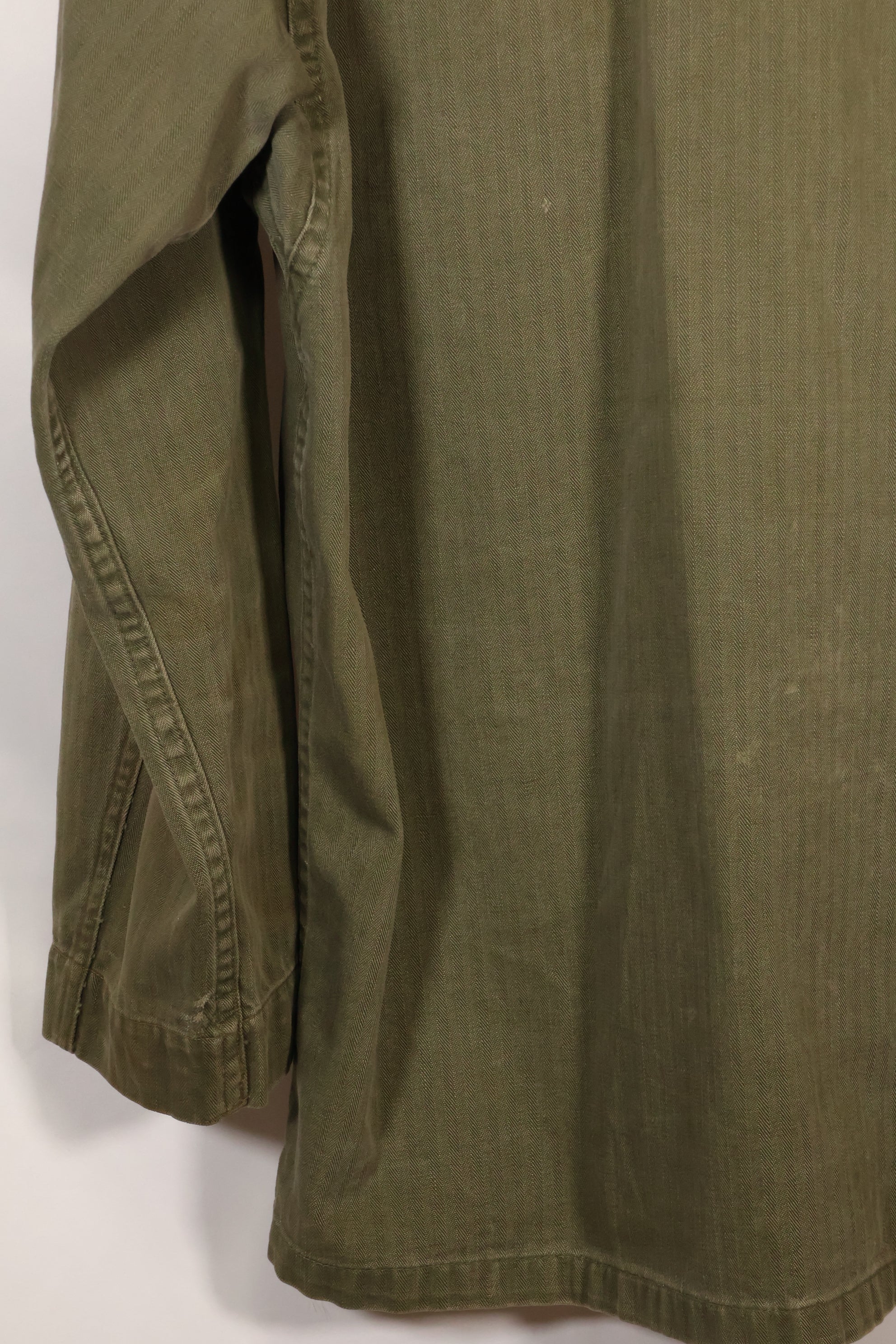 1940's US Army M43 HBT Utility Jacket, used, good condition.