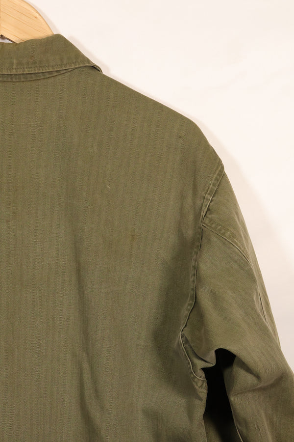 1940's US Army M43 HBT Utility Jacket, used, good condition.