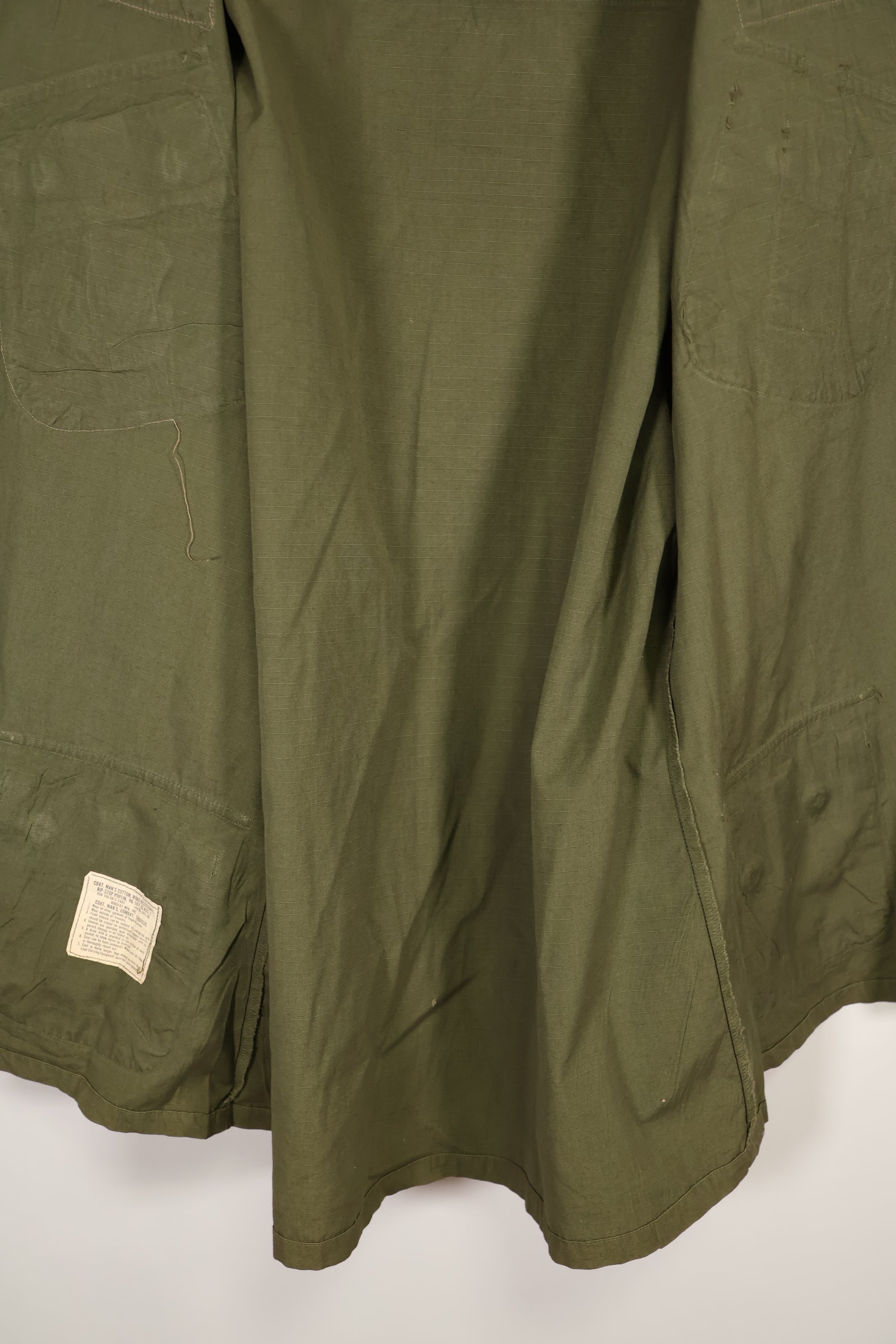 Actual 1968 4th Model Jungle Fatigue Jacket with Major General Rank insignia Walter T. Galligan