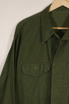 Real 1950's USMC P56 OG-107 Utility Shirt, used.