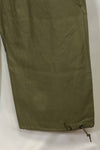 1940s-early 50s U.S. Navy, Army button deck pants, rain pants, used, A