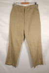1960s U.S. Army khaki pants, chinos, used, C