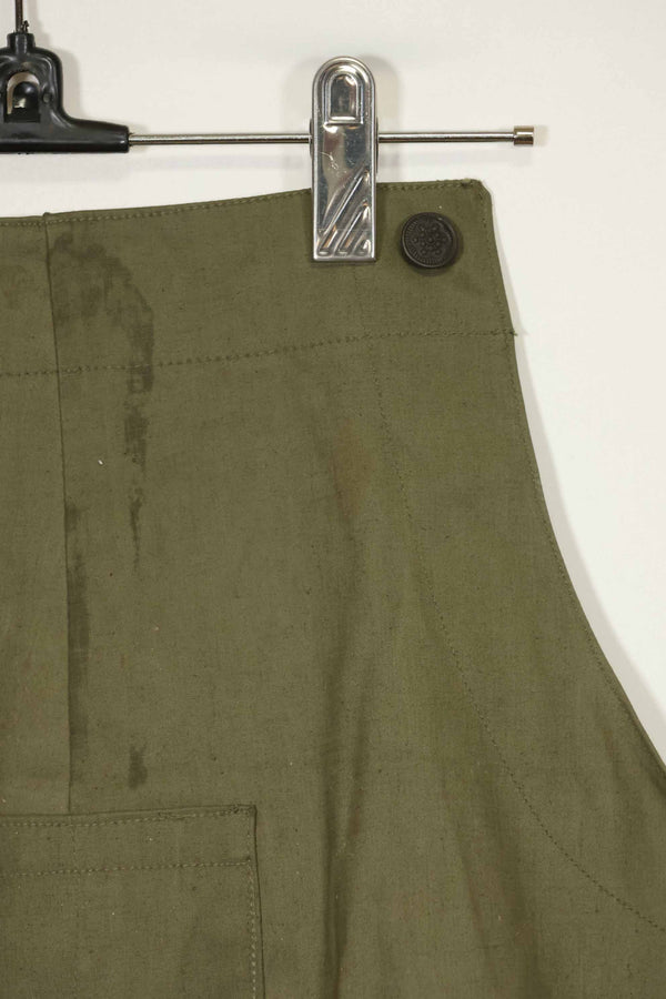 1940s-early 50s U.S. Navy, Army button deck pants, rain pants, used, A