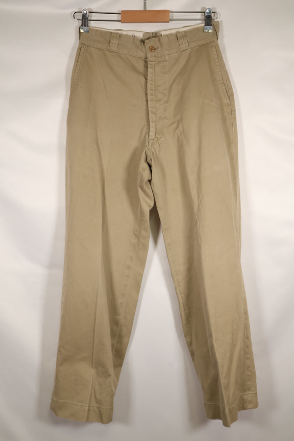 1970's Small Size U.S. Army Khaki Pants, used, used.