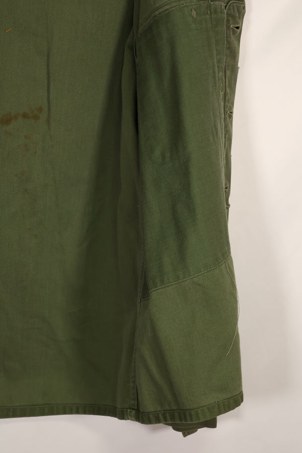 Real 1950's USMC P56 OG-107 Utility Shirt, used.