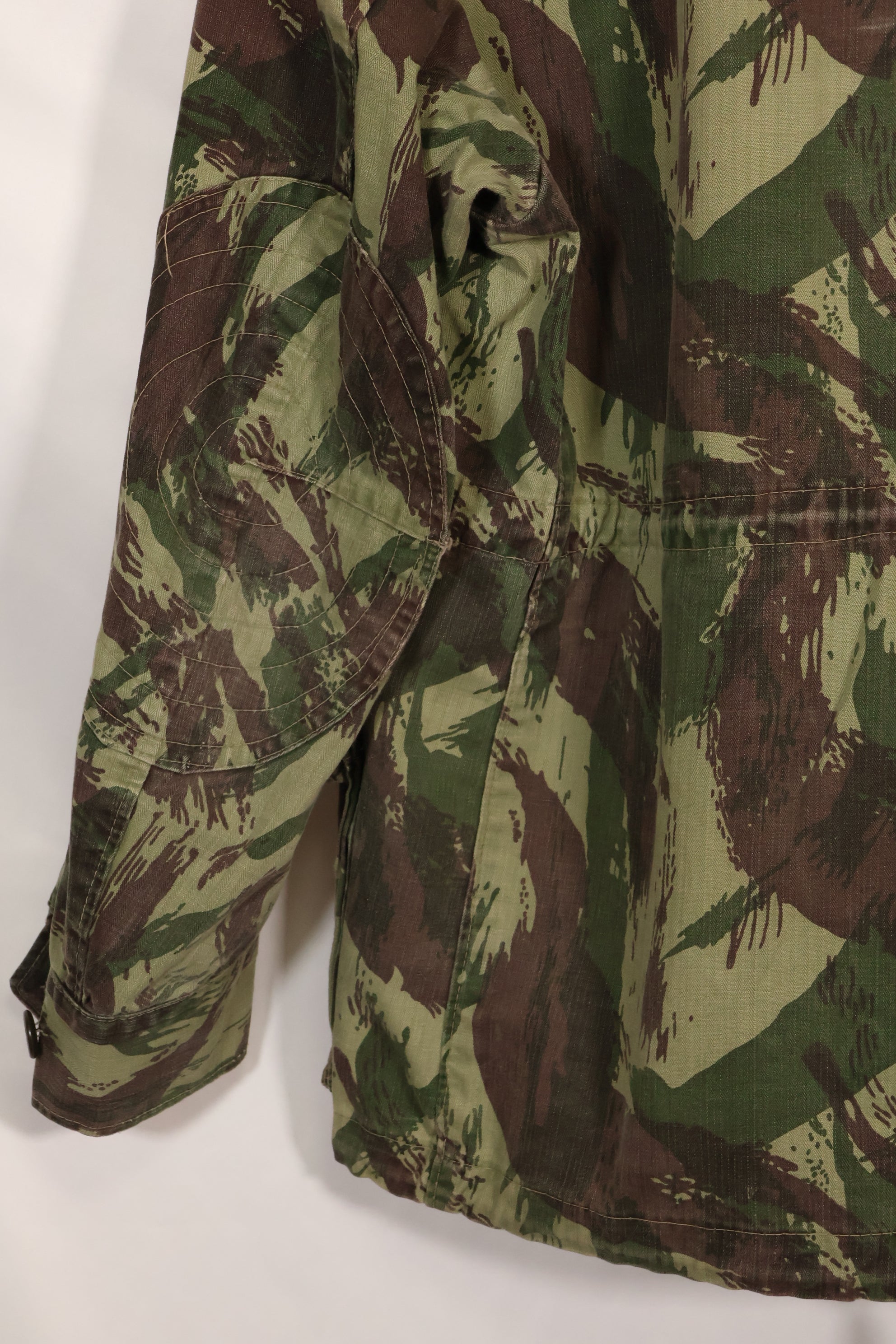 1960s-70s Portuguese Army Lizard Camouflage Combat Jacket, used.