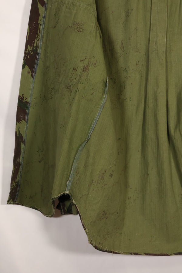 1960s-70s Portuguese Army Lizard Camouflage Combat Shirt, used.