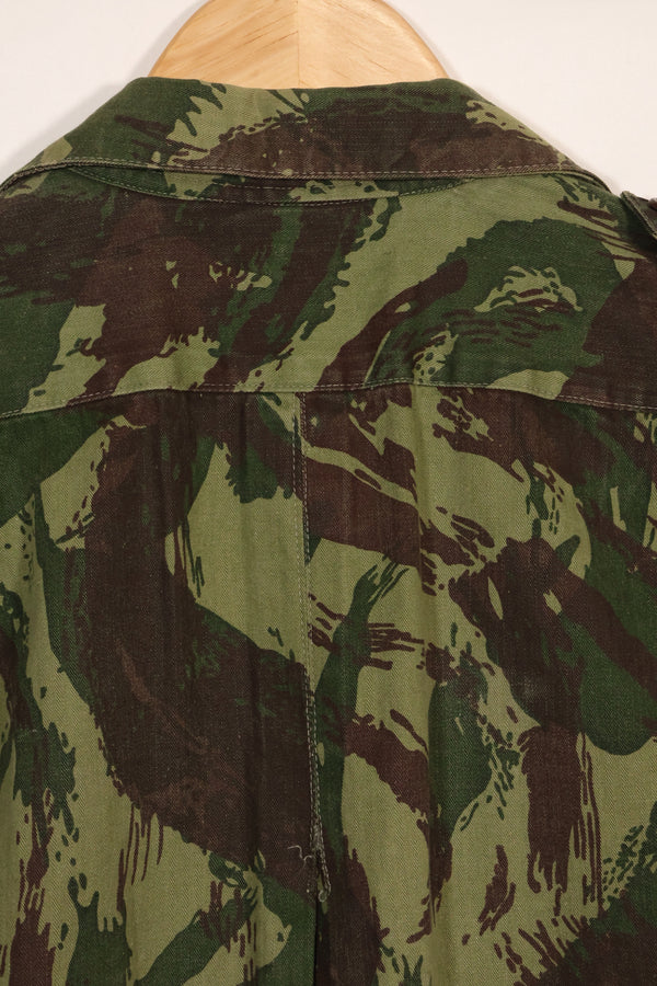 1960s-70s Portuguese Army Lizard Camouflage Combat Shirt, used.