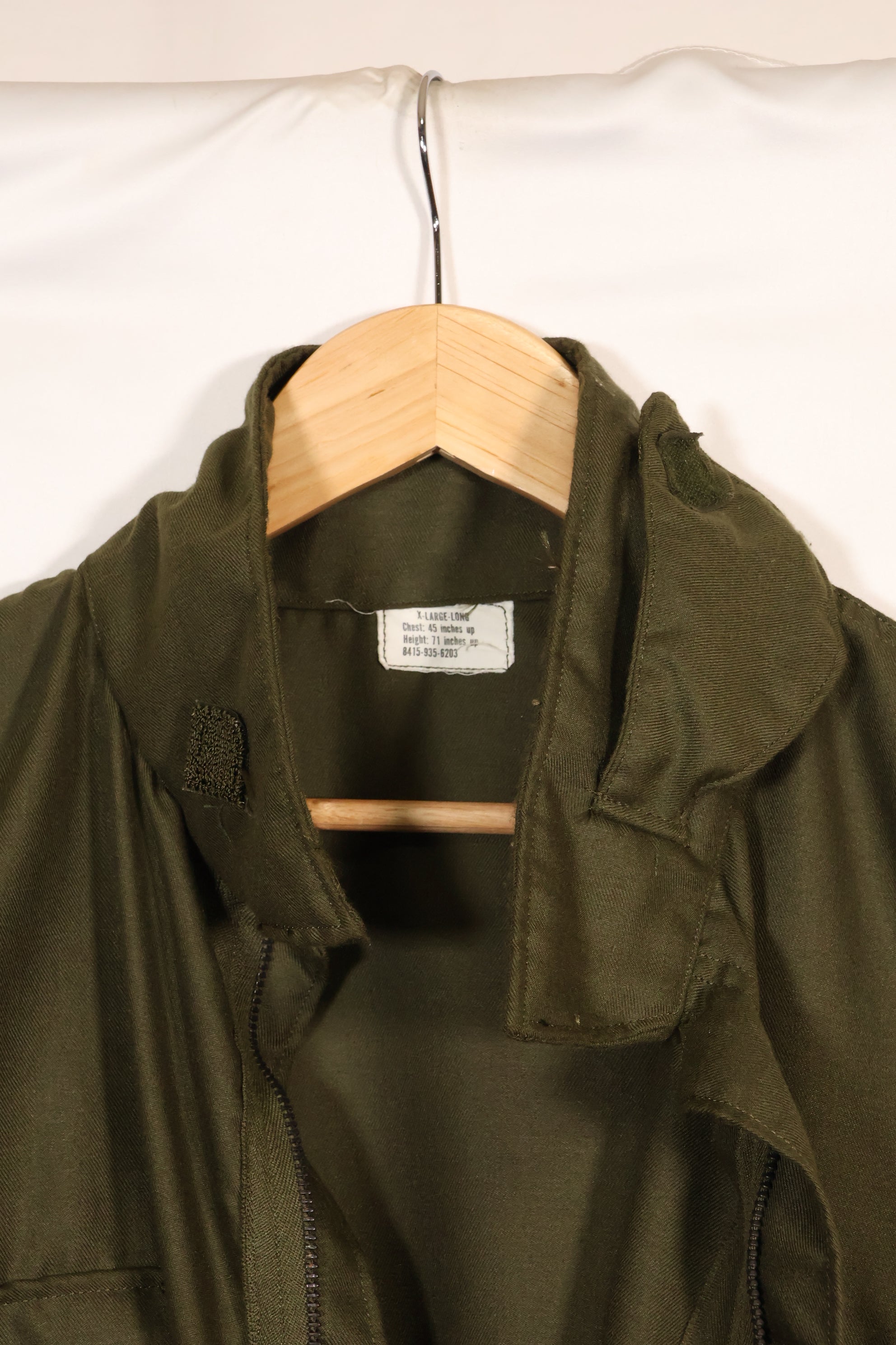 1971 Contract X-L-L U.S. Army NOMEX Shirt Pilot Combat Uniform, almost unused.
