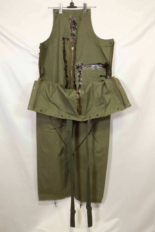 1940s-early 50s U.S. Navy, Army button deck pants, rain pants, used, B