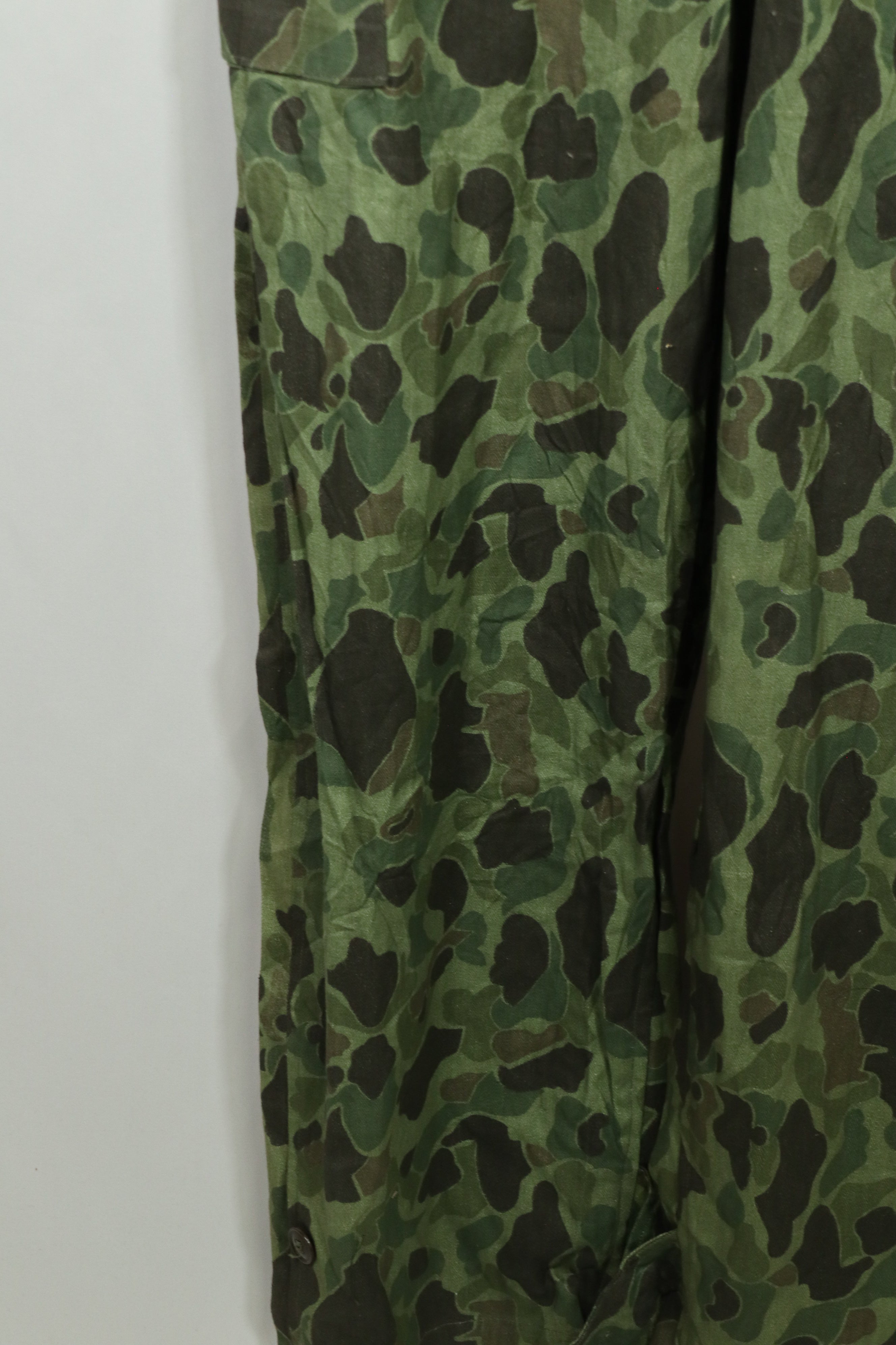 Real South Korean Army Duck Hunter Camouflage Coveralls, unused.