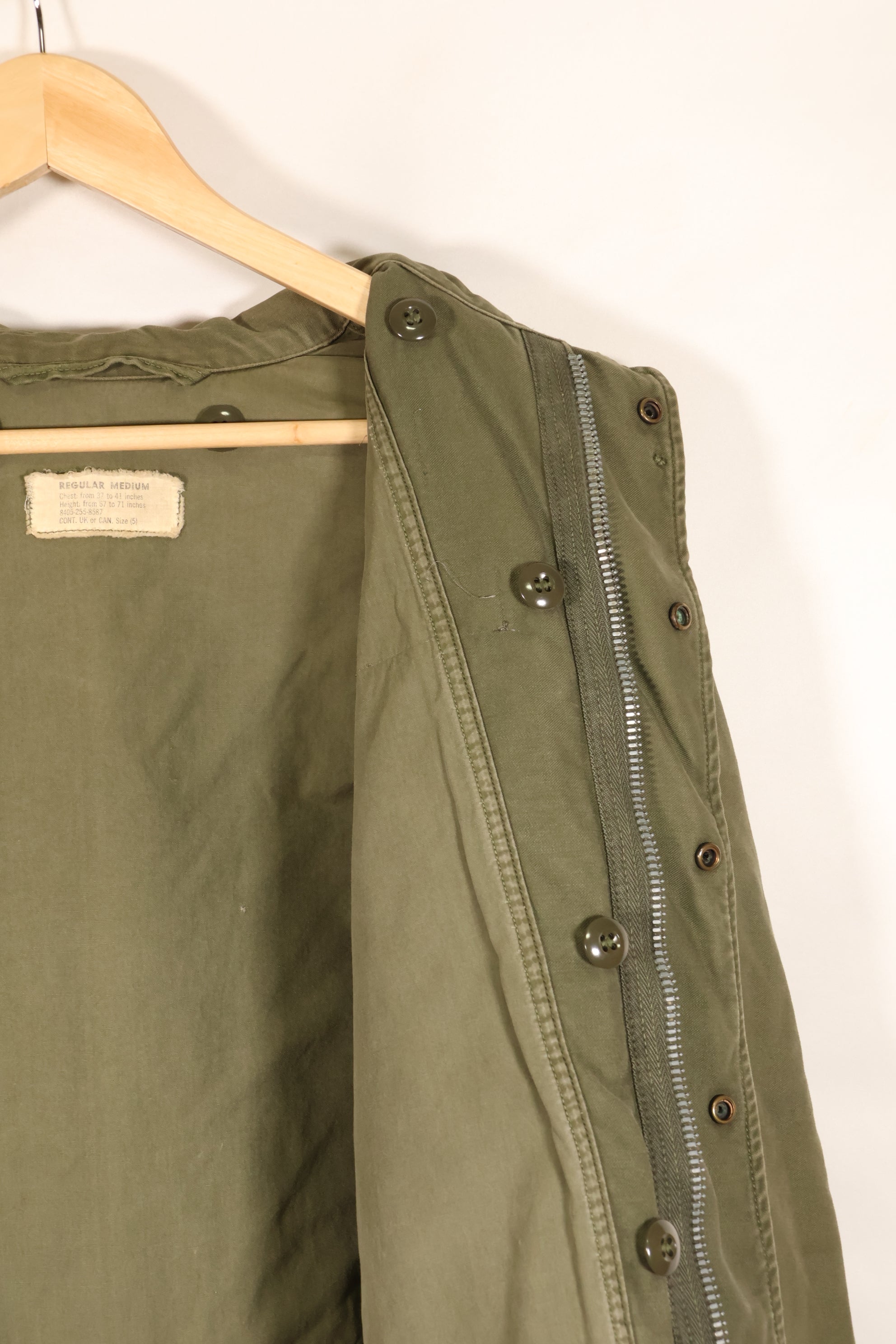 Early 1960s Lot: M-R, U.S. Army M51 Field Jacket with Liner, Used