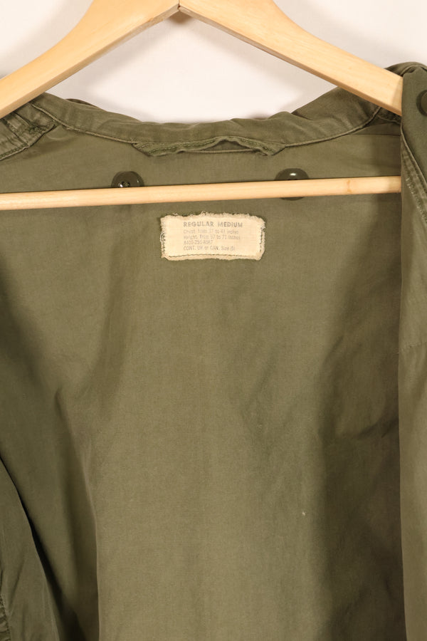 Early 1960s Lot: M-R, U.S. Army M51 Field Jacket with Liner, Used