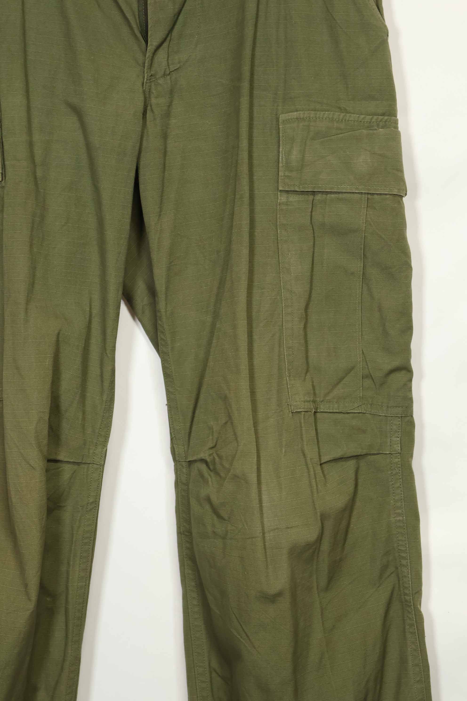 1969 Contract 4th Model Ripstop Jungle Fatigue Pants S-S Used