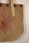 Custom-Made Item: Modified WWII U.S. Navy Duffle Bag with Tiger Stripe Pattern and Snoopy Motif by LA Kitzfitz