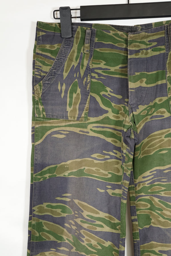 Real 1970s Late War Tiger Stripe Pants, used.