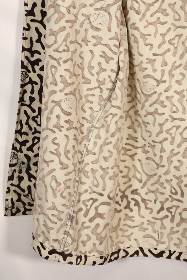 1980's Korean student camouflage clothing Hangul camouflage shirt, almost unused A