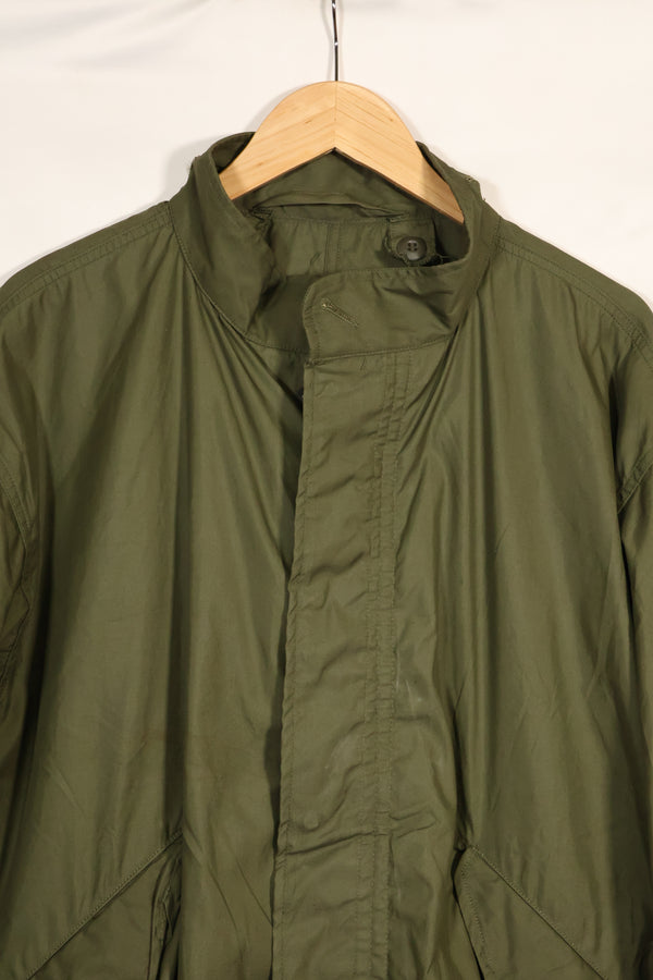 1970 Contract M-R Deadstock US Army M65 Field Parka, aluminum zipper, long term storage.